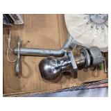 Craftsman Air Compressor/Inflator, Buffing Wheel, Trailer Hitch Ball, and Clamps
