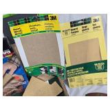3M Sandpaper Assortment with Sanding Blocks and Accessories