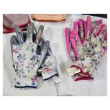 Lot of 5 Pairs of Work and Gardening Gloves