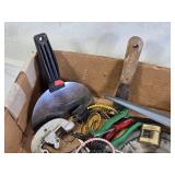 Box of Mixed Hand Tools and Hardware Parts