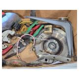 Box of Mixed Hand Tools and Hardware Parts