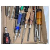 Lot of Screwdrivers, Files, and Hand Tools