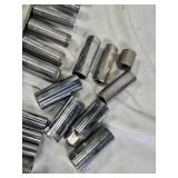 Various 3/8 and 1/4 Sockets