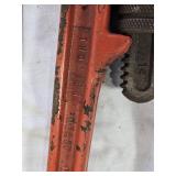 Thorsten Heavy-Duty Pipe Wrench, Crowbar, File, Chisel, and Punch Set