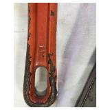 Thorsten Heavy-Duty Pipe Wrench, Crowbar, File, Chisel, and Punch Set