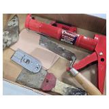Caulking Gun, Putty Knives, Scraper, and Trowels