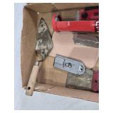 Caulking Gun, Putty Knives, Scraper, and Trowels