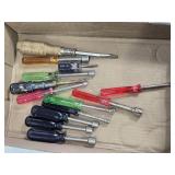 Assorted Nut Drivers and Screwdrivers