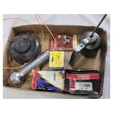 Oil Can, Fuel Filter and Assorted Automotive Parts