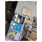 Collection of Books Including Mary Higgins Clark and John Grisham