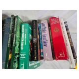 Collection of Books Including Bible Commentaries, Gardening Guides, and Health References