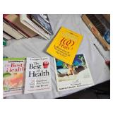 Collection of Books Including Bible Commentaries, Gardening Guides, and Health References