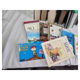 Collection of Books Including Bible Commentaries, Gardening Guides, and Health References