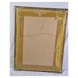 Framed Painting of an Elderly Man Writing