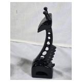 Black Abstract Animal Sculptures