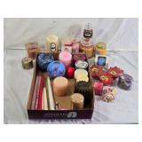 Candles and Candle Holders including Yankee Candle and Floating Candles