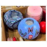 Candles and Candle Holders including Yankee Candle and Floating Candles