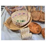 Wicker and Decorative Basket Collection including Assorted Sizes and Styles