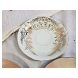 Vintage Decorative Plates and Cups Collection including Norcrest and Royal Staffordshire China Items