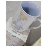 Precious Moments Enesco Mugs, Sea Shells, and Decorative Items
