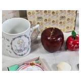 Precious Moments Enesco Mugs, Sea Shells, and Decorative Items