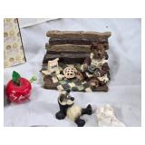 Precious Moments Enesco Mugs, Sea Shells, and Decorative Items