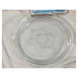 Corning Ware Microwave Rack, Glass Plates, and Table Cleaner
