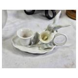 Vintage and Decorative Candle Holders and Accessories including Metal, Ceramic, and Glass Designs