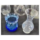 Lot of Glass Vases and Decorative Glassware