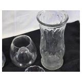 Lot of Glass Vases and Decorative Glassware