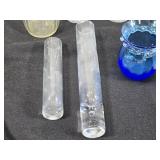 Lot of Glass Vases and Decorative Glassware