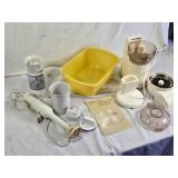 Sunbeam Oskar Food Processor and Braun Immersion Blender with Accessories
