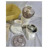 Sunbeam Oskar Food Processor and Braun Immersion Blender with Accessories