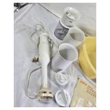 Sunbeam Oskar Food Processor and Braun Immersion Blender with Accessories