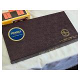 Pictionary First Edition, Scrabble, Probe, and Dragon Dominoes Board Games Set - Uncounted