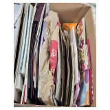 Assorted Gift Wrap, Table Covers, and Cards