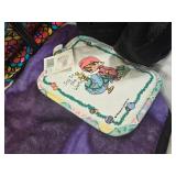 Laptop Bag, Colorful Tote, Blanket, Pot Holder, and Ultrasling II Shoulder Brace