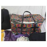 Laptop Bag, Colorful Tote, Blanket, Pot Holder, and Ultrasling II Shoulder Brace
