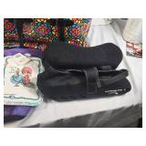 Laptop Bag, Colorful Tote, Blanket, Pot Holder, and Ultrasling II Shoulder Brace