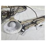 Lot of Swing Arm Desk Lamps including Tensor Model 75300 and Similar Styles