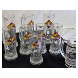Pacific Universal Brewing and Detroit Glass Mugs Lot