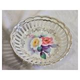 Texas Ware Plastic Bowl and Hand-Painted Japanese Porcelain Dish
