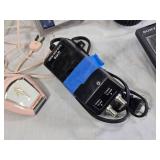 Wireless Mobile Charger, Sony Remote Commander, and Other Electronics Assortment