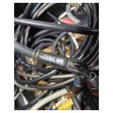 Huge Lot of Assorted Audio and Power Cables