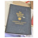Collection of Books including The Centennial History of Kandiyohi County Minnesota, Atlas and Farmers