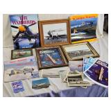 Collection of Aviation Books, and Photographs (Magazines are COVERS ONLY)