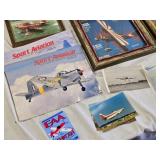 Collection of Aviation Books, and Photographs (Magazines are COVERS ONLY)