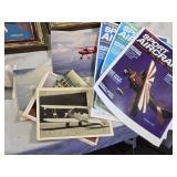 Collection of Aviation Books, and Photographs (Magazines are COVERS ONLY)