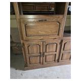 Wooden Bookshelf Hutch 61"x20 1/8x73.5