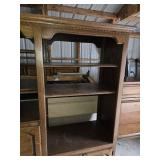 Wooden Bookshelf Hutch 61"x20 1/8x73.5